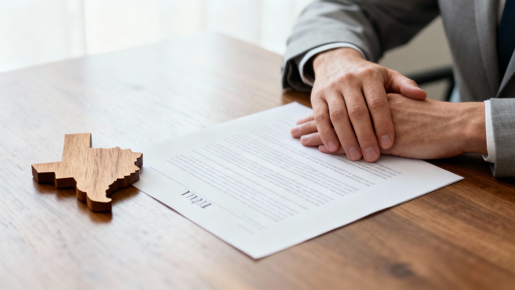 Family reviewing estate documents