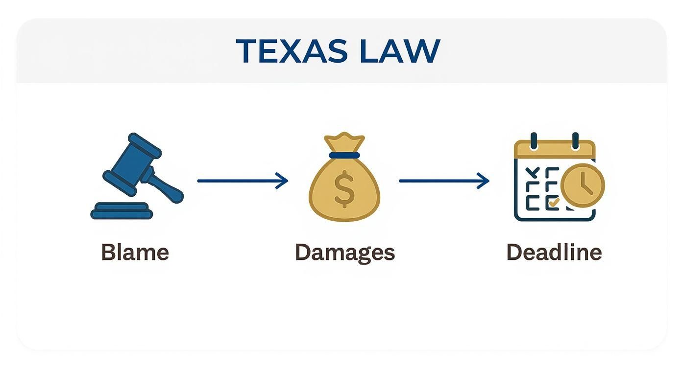 Infographic about motorcycle accidents in texas