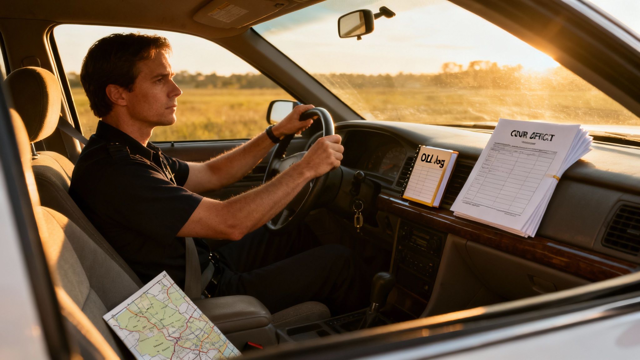 A person carefully reviewing a legal document, symbolizing the importance of understanding ODL restrictions.