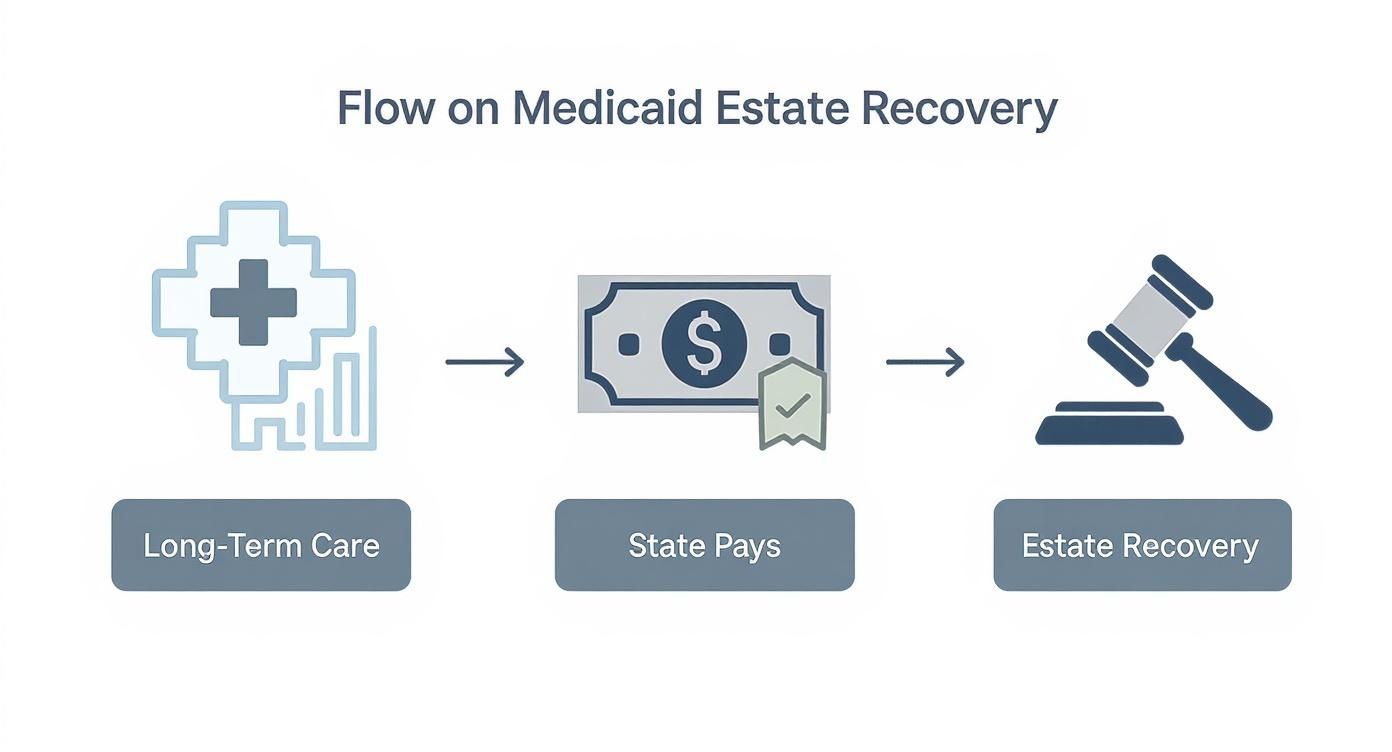 Infographic about how to avoid medicaid estate recovery