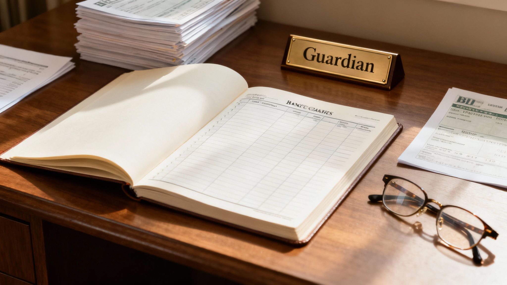 A close-up of hands signing a legal document, symbolizing the serious commitment of guardianship.