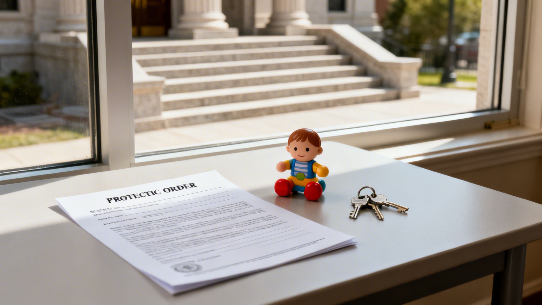 A gavel resting on a law book, symbolizing justice and legal exceptions.