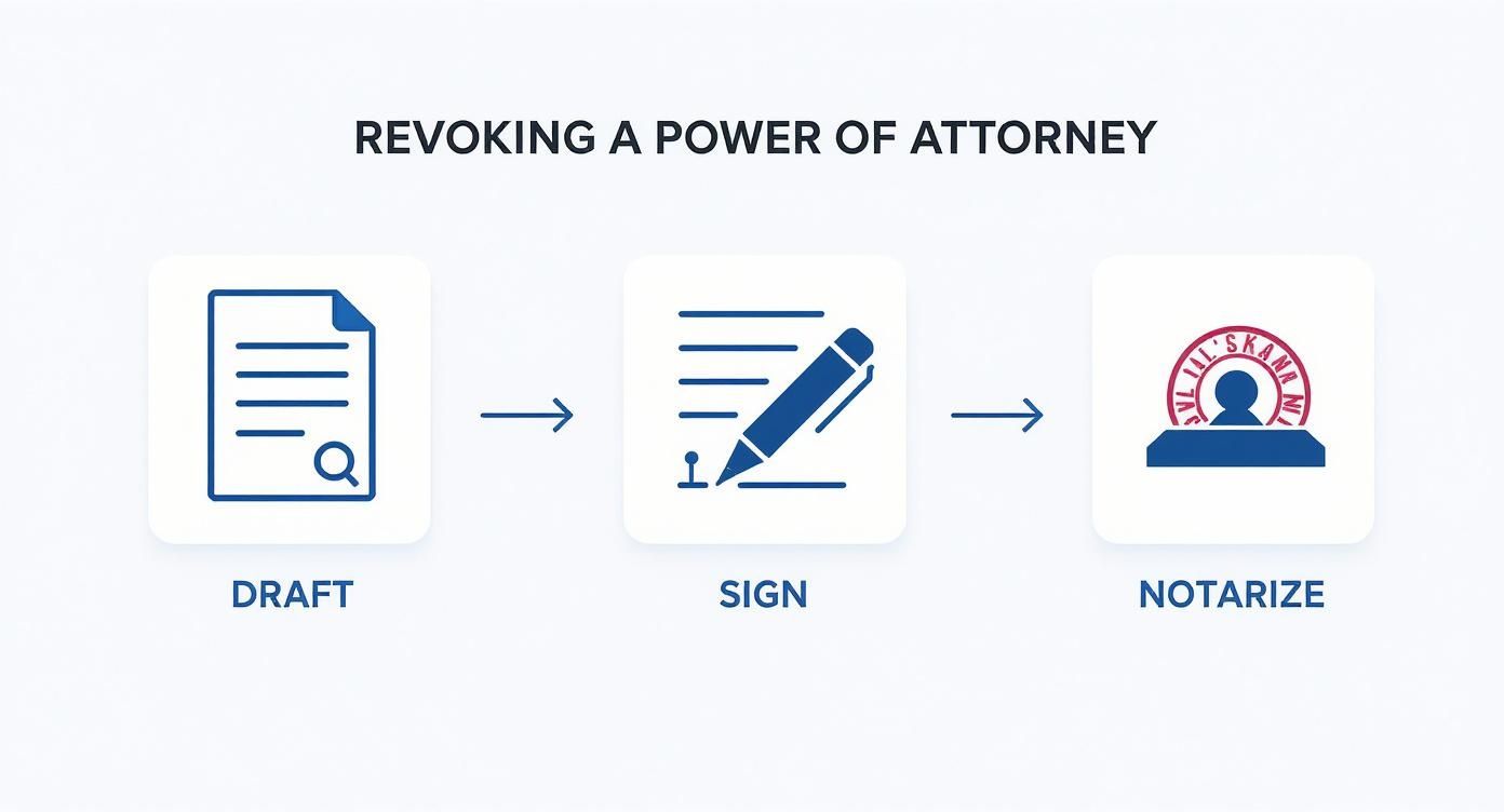 Infographic about how do i cancel a power of attorney