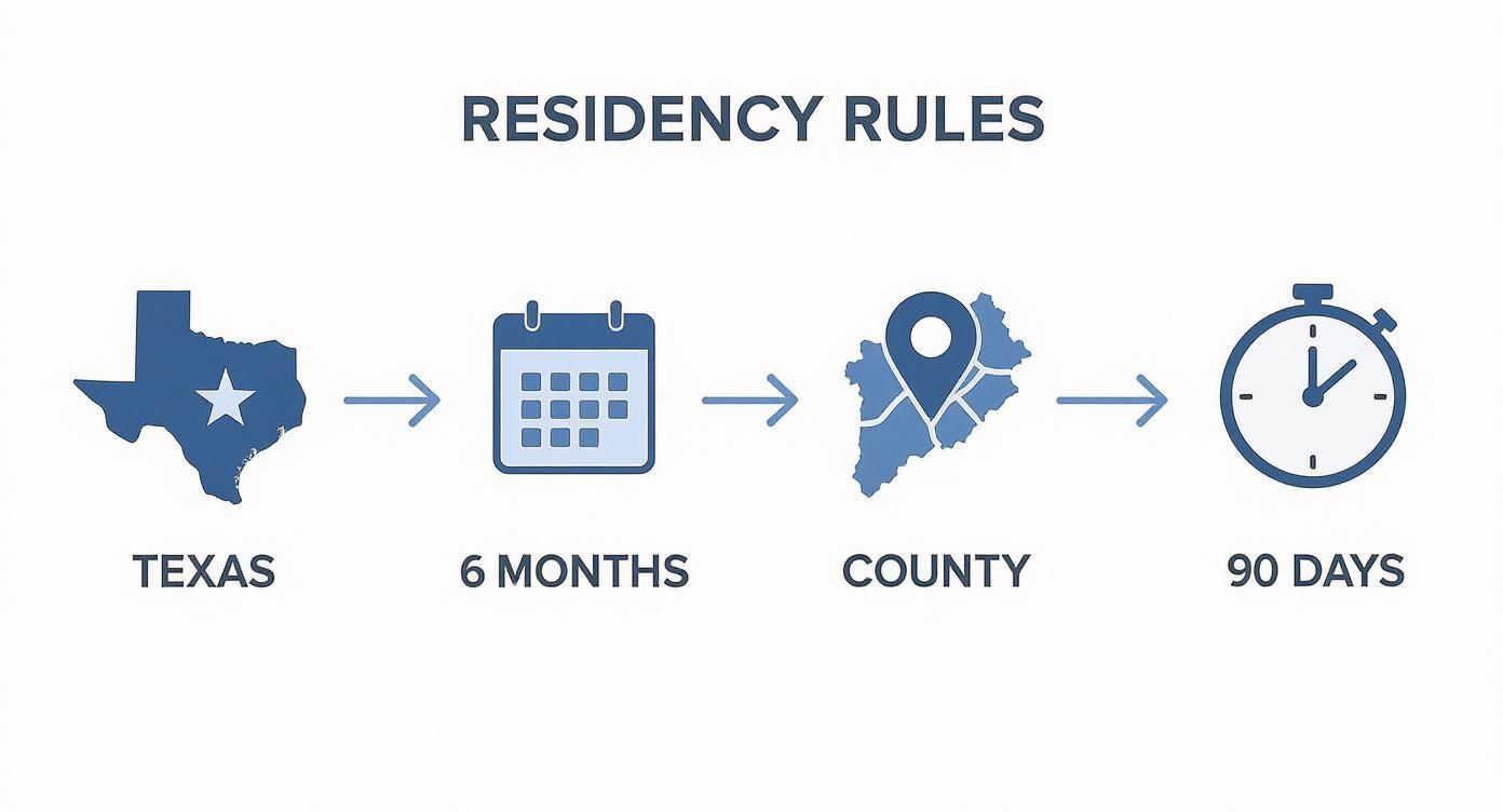 Infographic about divorcios en texas