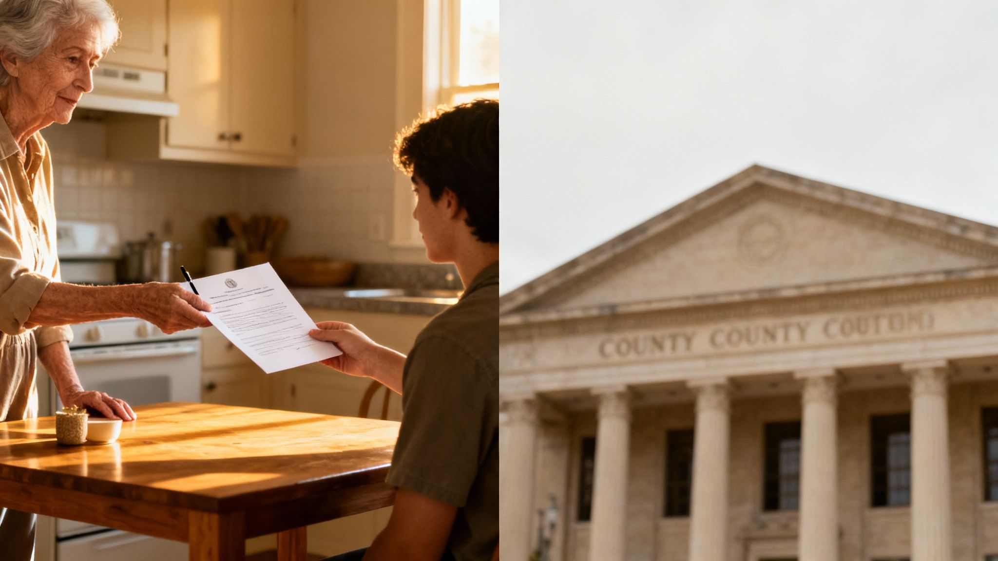 Family discussion image