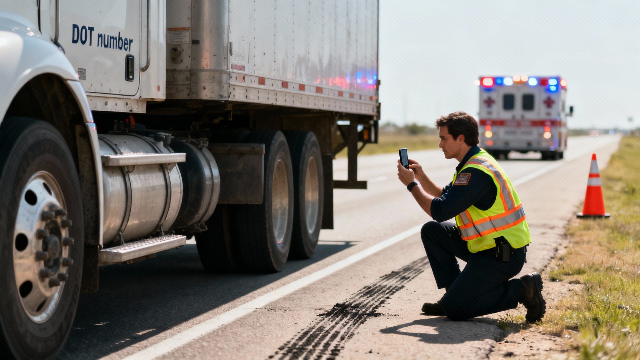 A person journaling at a desk with a laptop and medical documents, symbolizing the documentation of injuries after an accident.