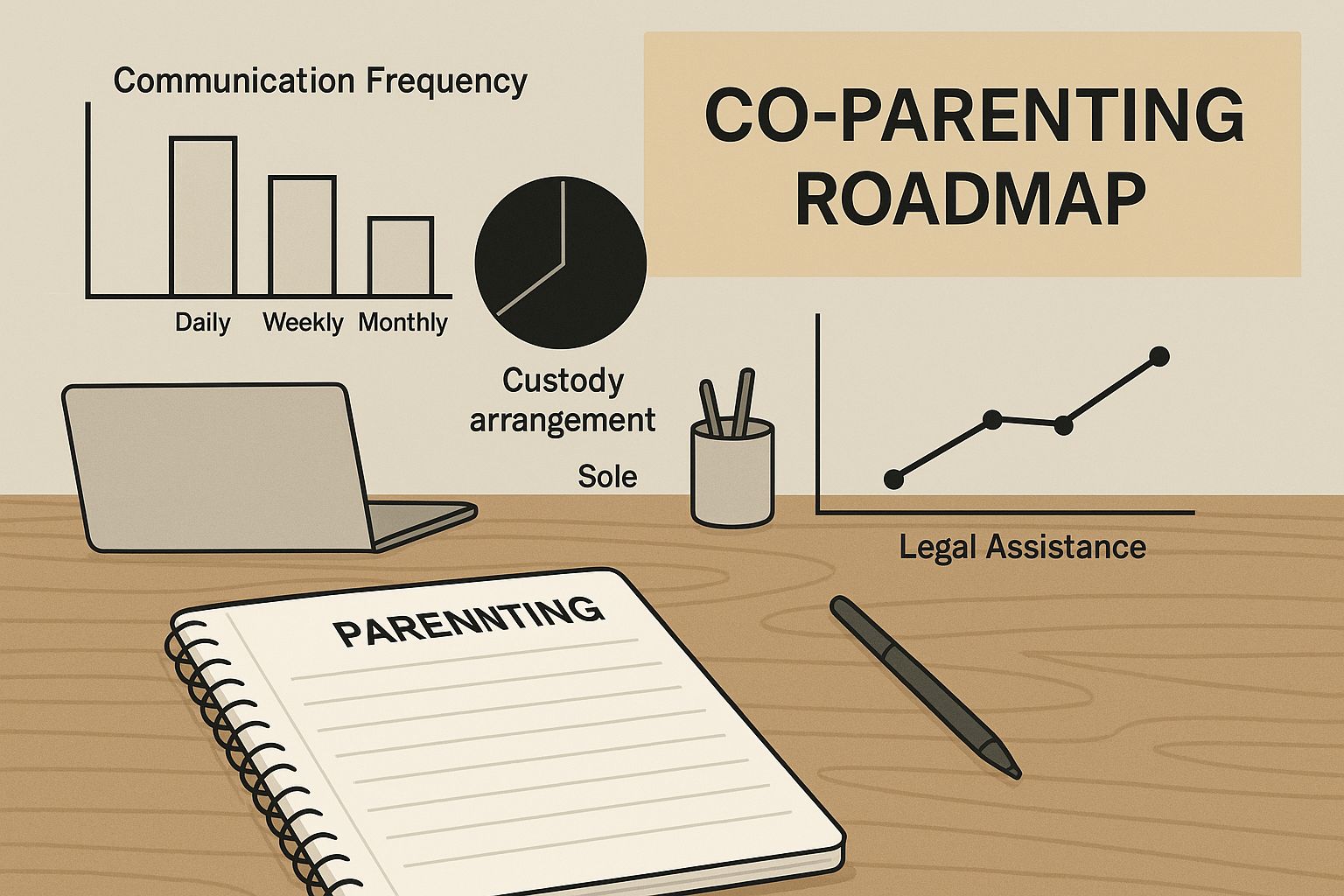 Infographic about parenting plan template