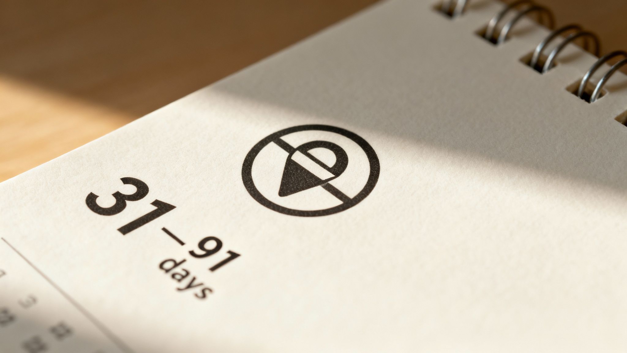 A calendar and a gavel, symbolizing legal deadlines and court orders.