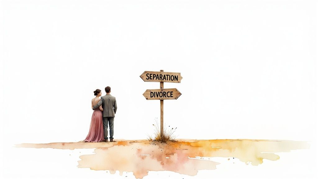 A thoughtful person considering legal documents in a comfortable home setting.