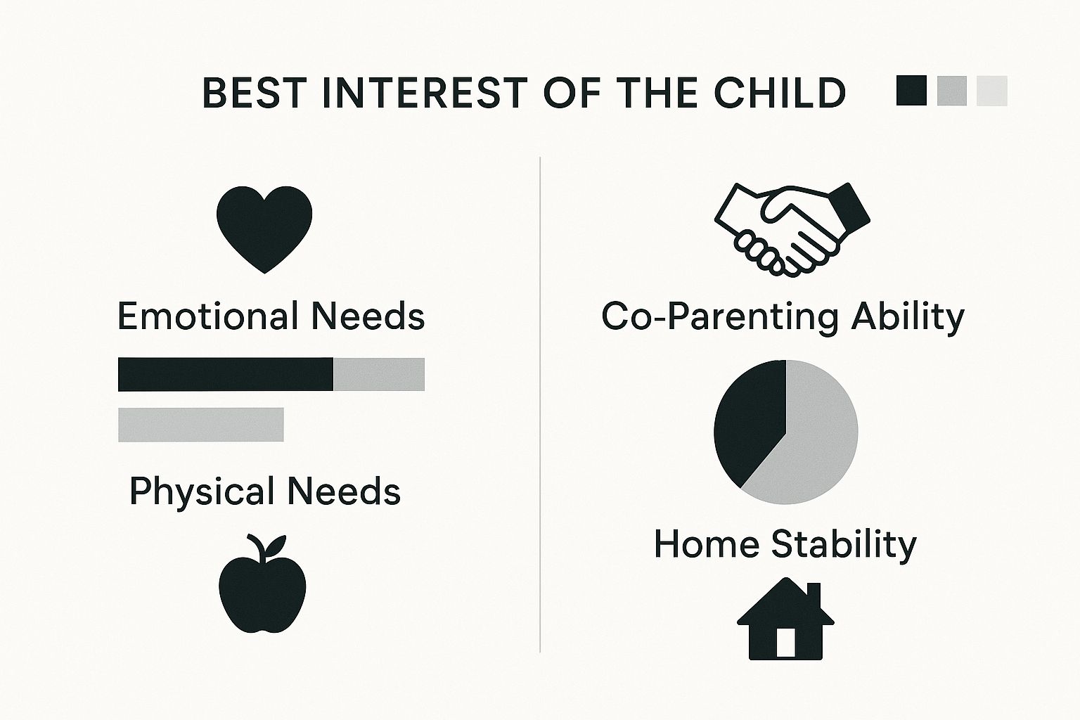 Infographic about joint custody in texas