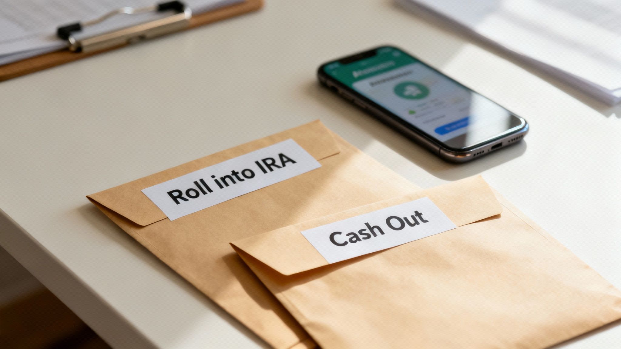 Financial advisor discussing plans with a client