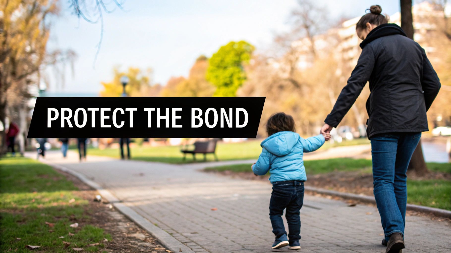 A parent and child sharing a happy, bonding moment together.