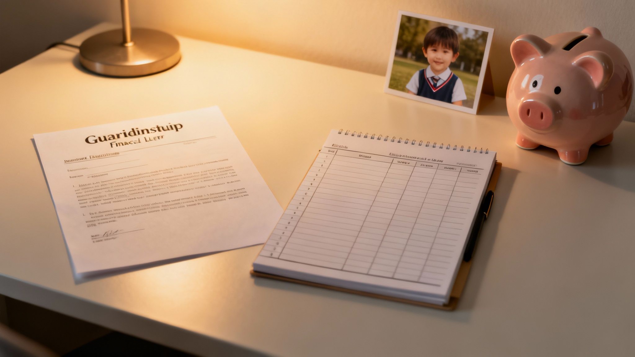 Financial and Property Guardianship Letter Template