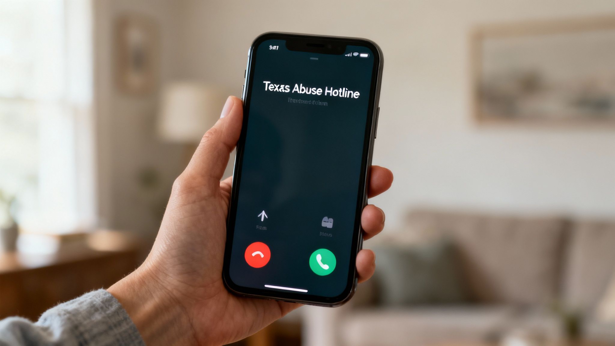 A parent comforting their child