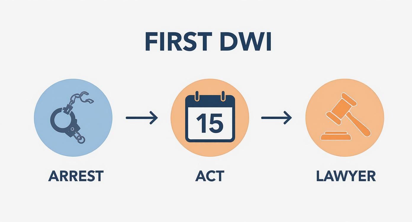 Infographic about how to fight a dwi charge