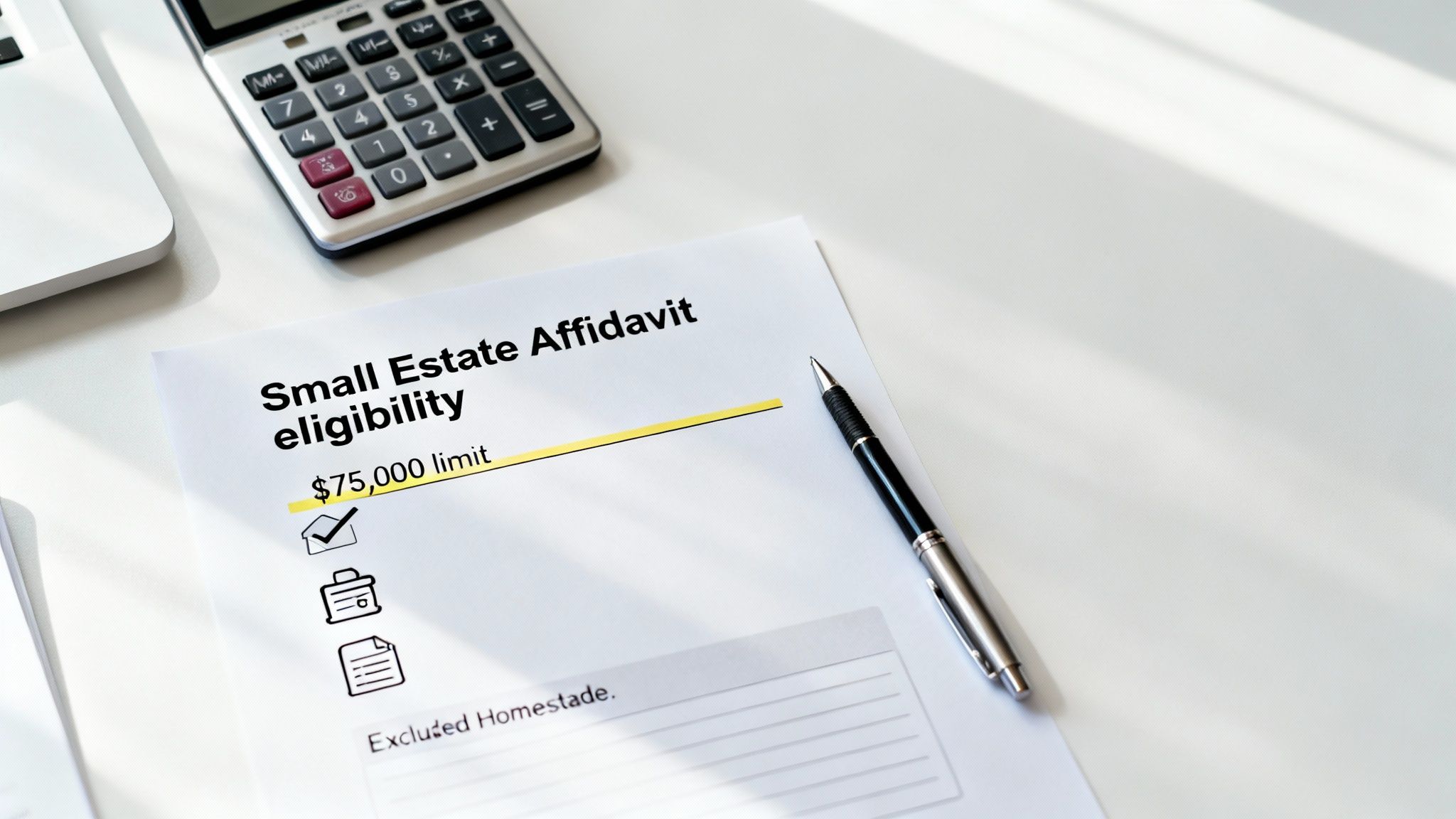 A magnifying glass hovering over a document with checkboxes.