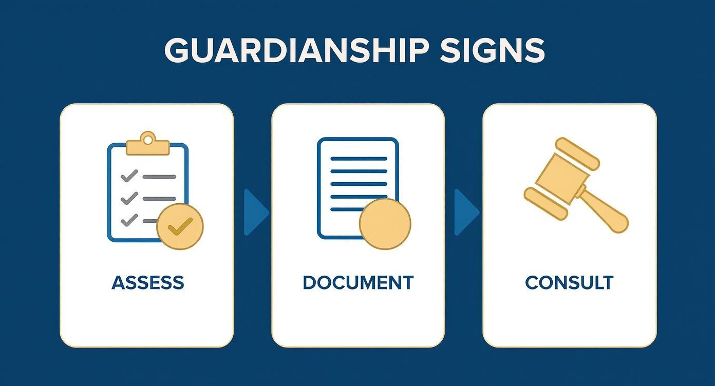Infographic about guardianship of the elderly