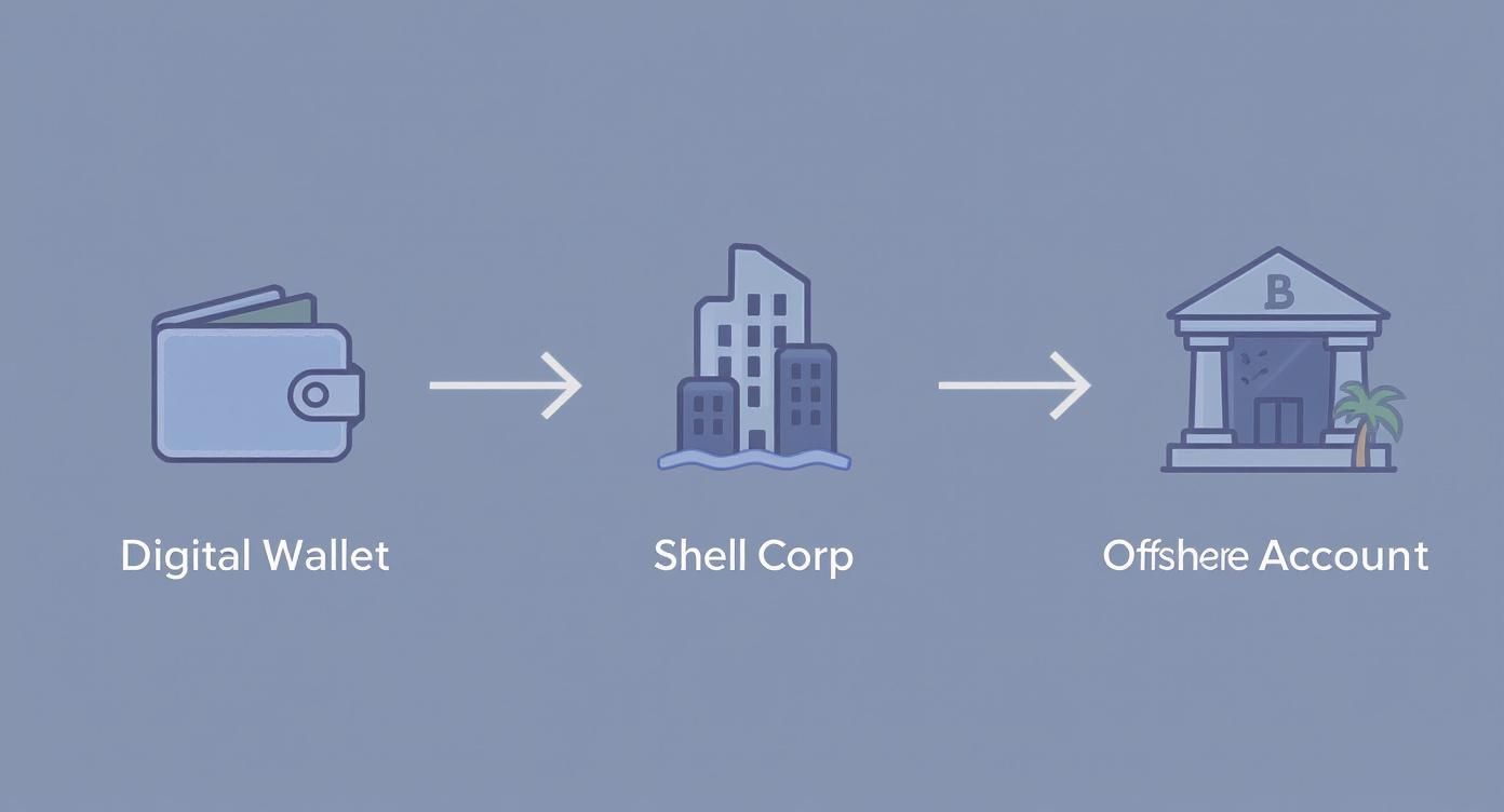 Infographic about hidden assets in divorce