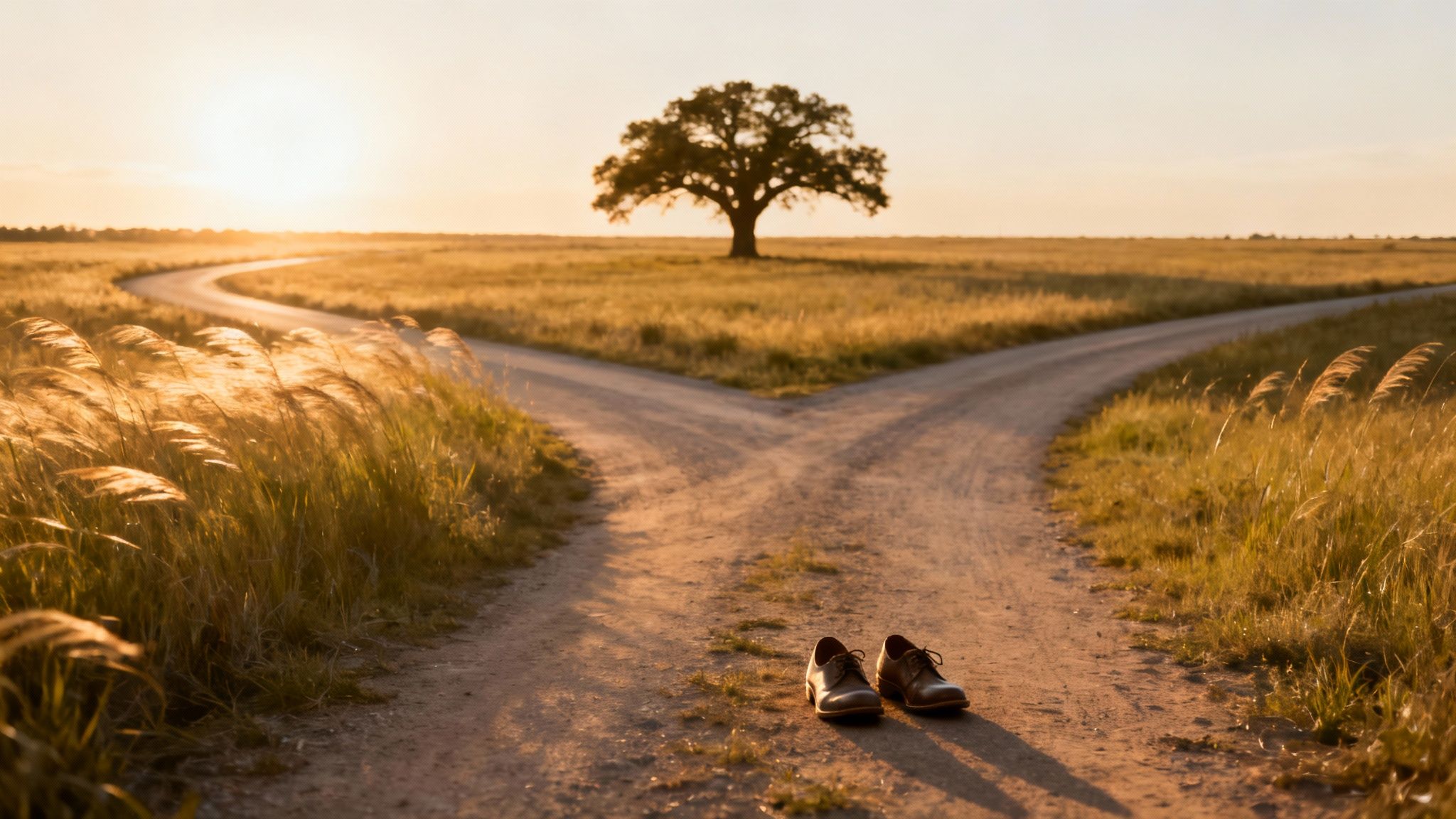Two people sitting across a table from each other with a mediator, smiling and shaking hands.