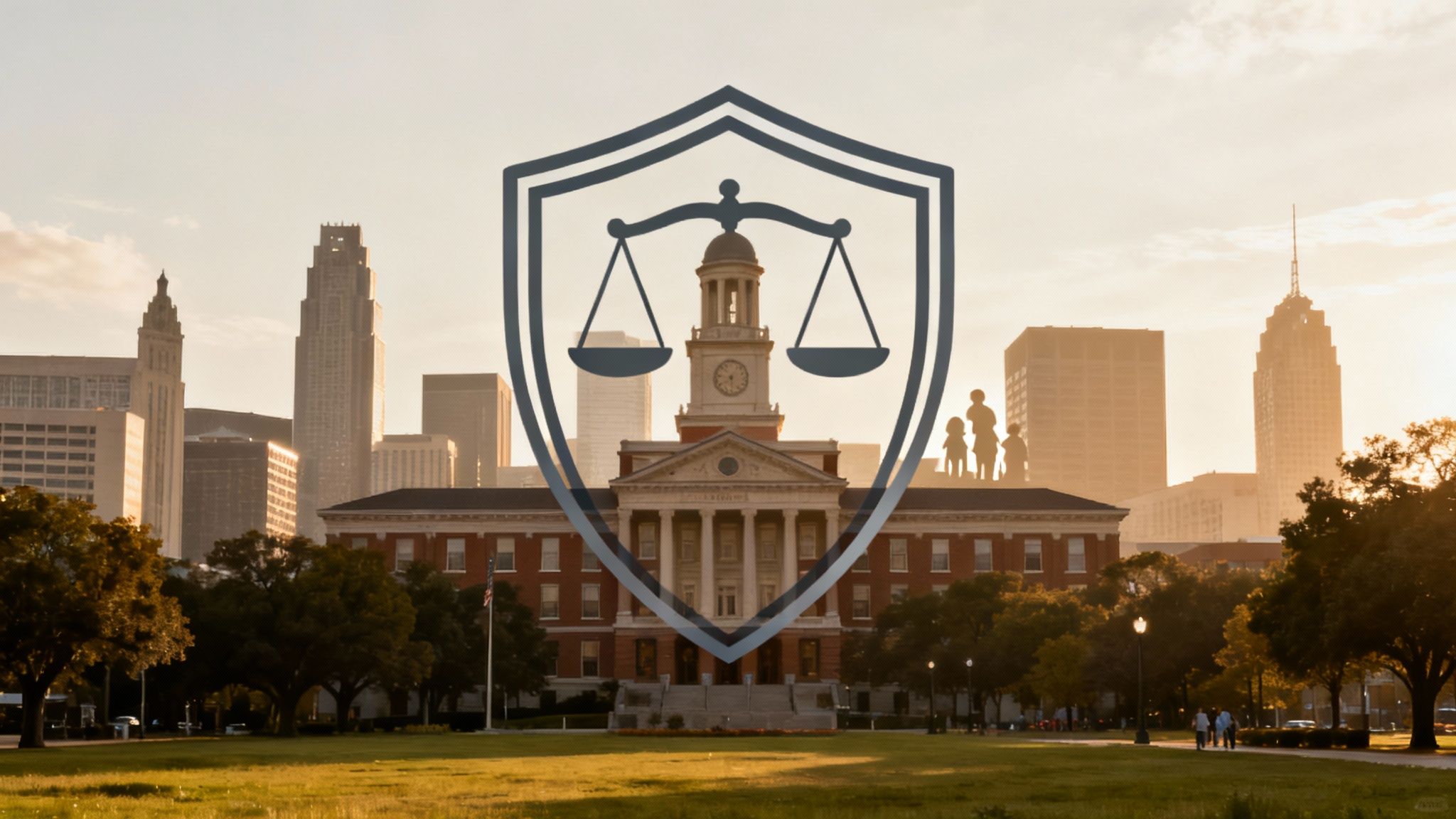 A gavel resting on law books, symbolizing the legal process of obtaining a protective order.