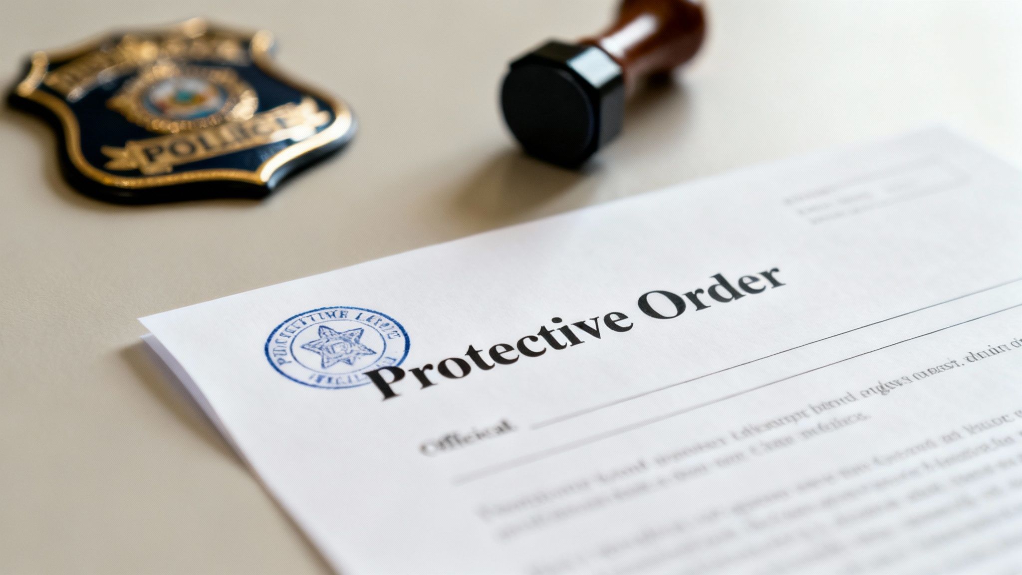 A legal document with a pen and glasses resting on top, signifying a serious legal process.