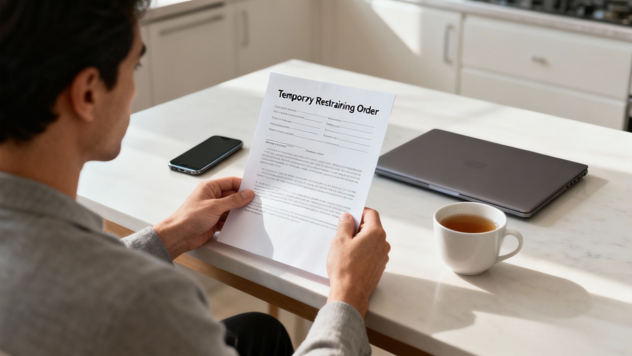 A judge's gavel resting on a law book, symbolizing a court order.