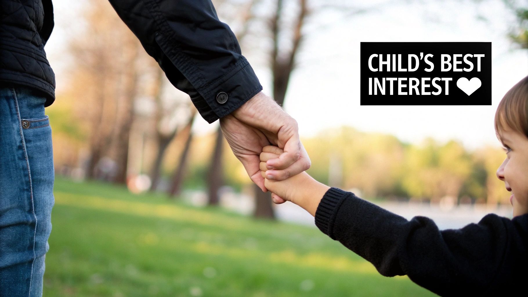 A parent and child playing with blocks on a living room floor, representing a stable home environment.