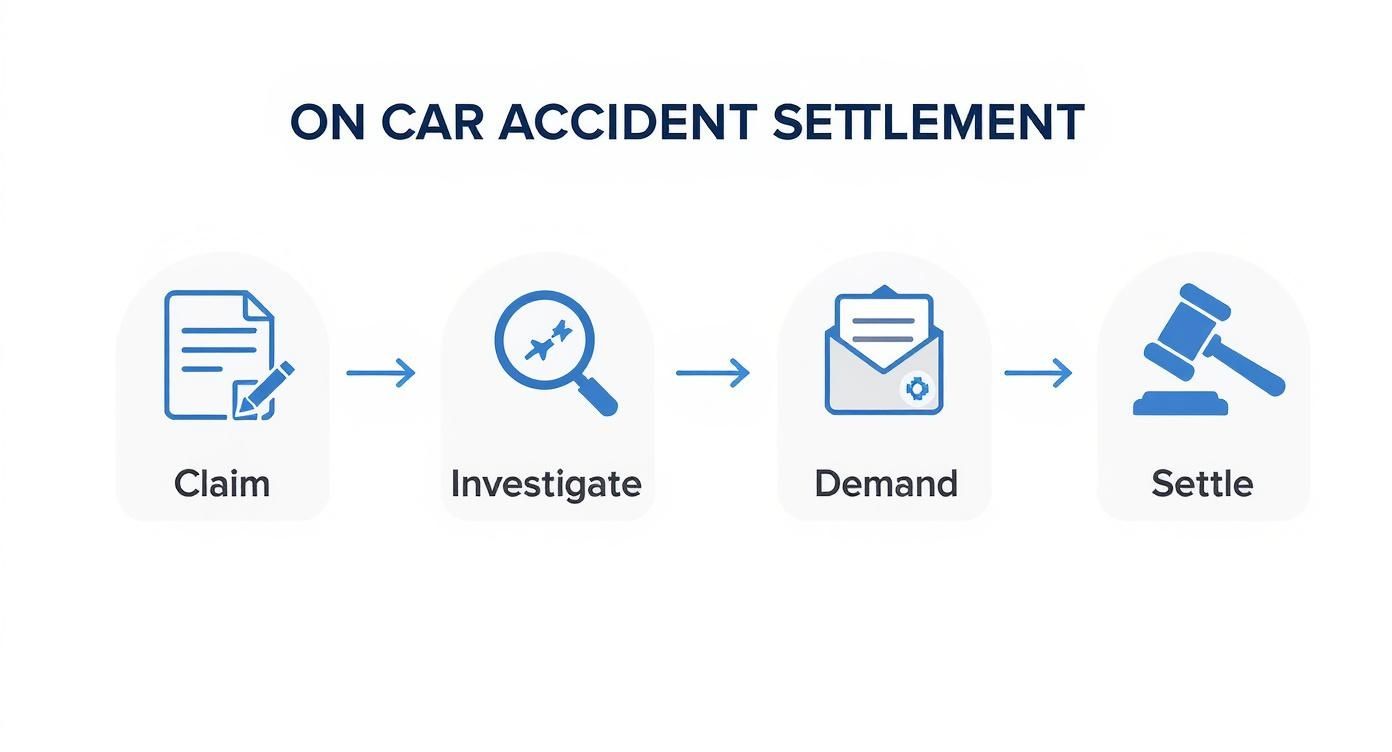 Infographic about car accident injury settlement