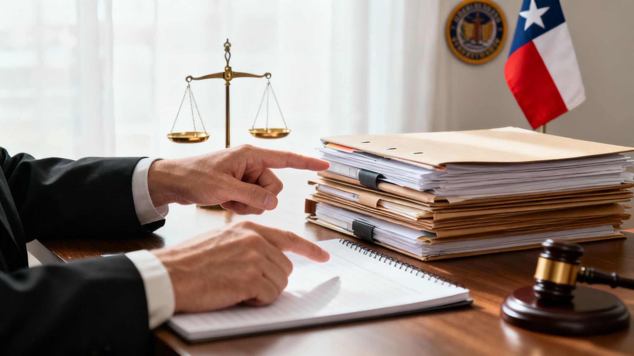 A person with a pensive expression looking out a window, representing the common questions and concerns that arise after a DWI arrest in Texas.