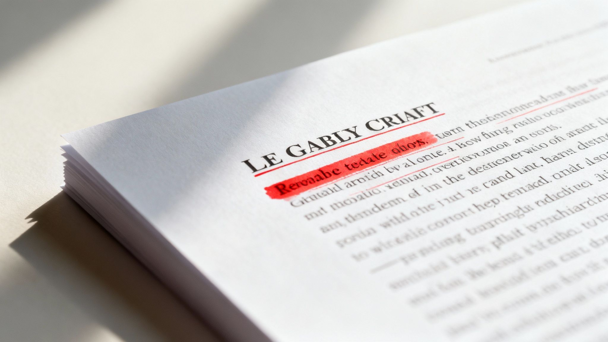 Legal document page with highlighted phrase "Reversible error," emphasizing key concept relevant to appeals in family law cases.