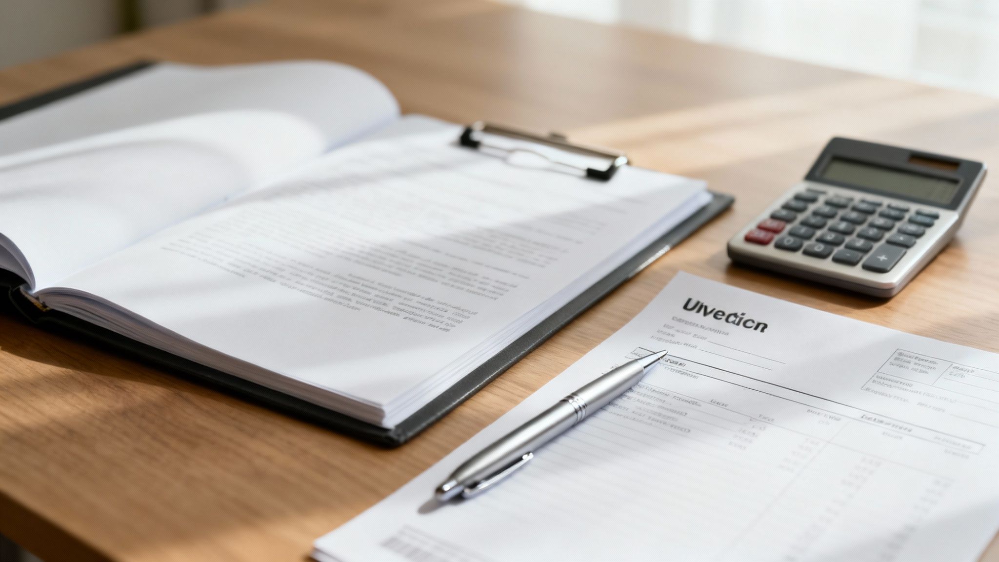 Lawyer reviewing documents with a client