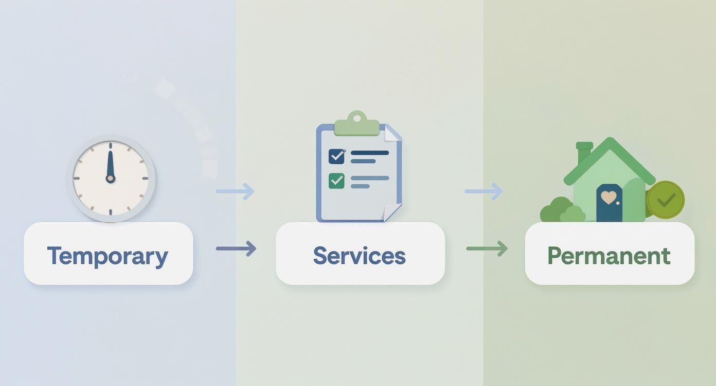 Infographic about how to get kinship custody