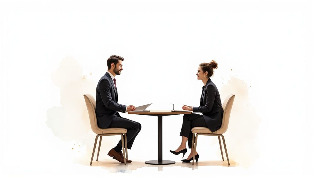 Professional meeting between a divorce lawyer and a client, discussing legal options for affordable divorce in a supportive environment.