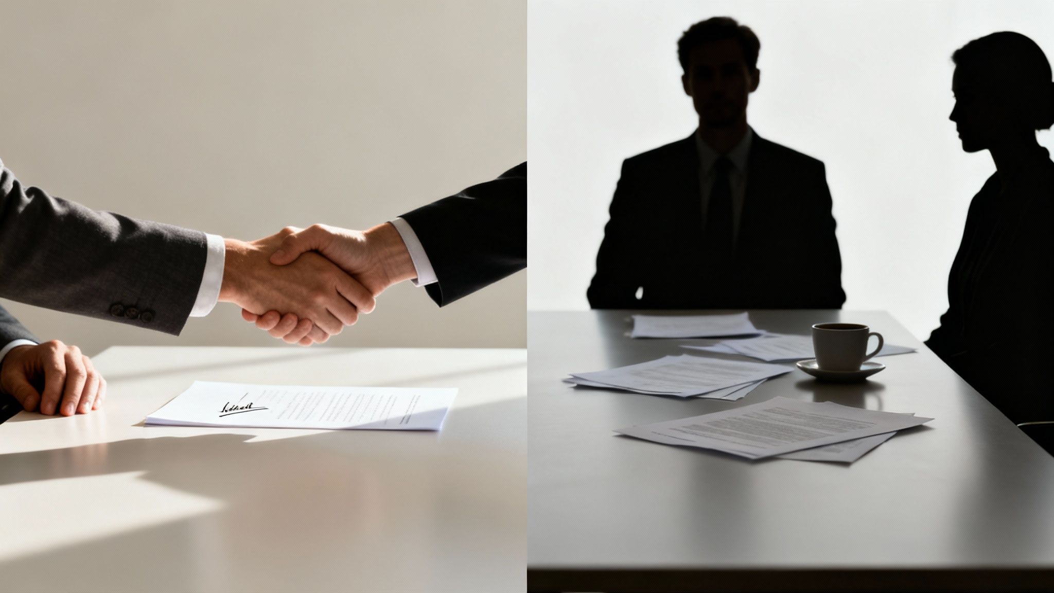 Two people pulling on opposite ends of a rope, symbolizing a dispute in a divorce.