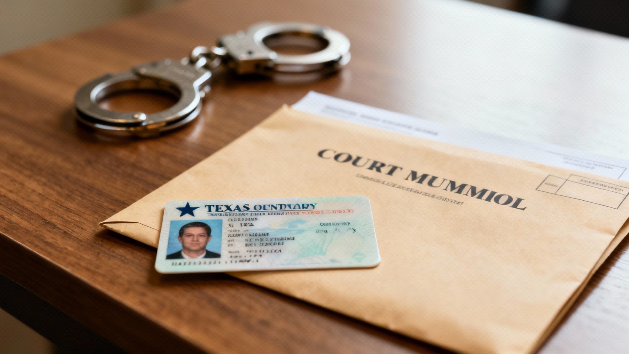 A gavel resting on a wooden surface, representing the serious legal consequences of repeat DWI offenses in Texas.