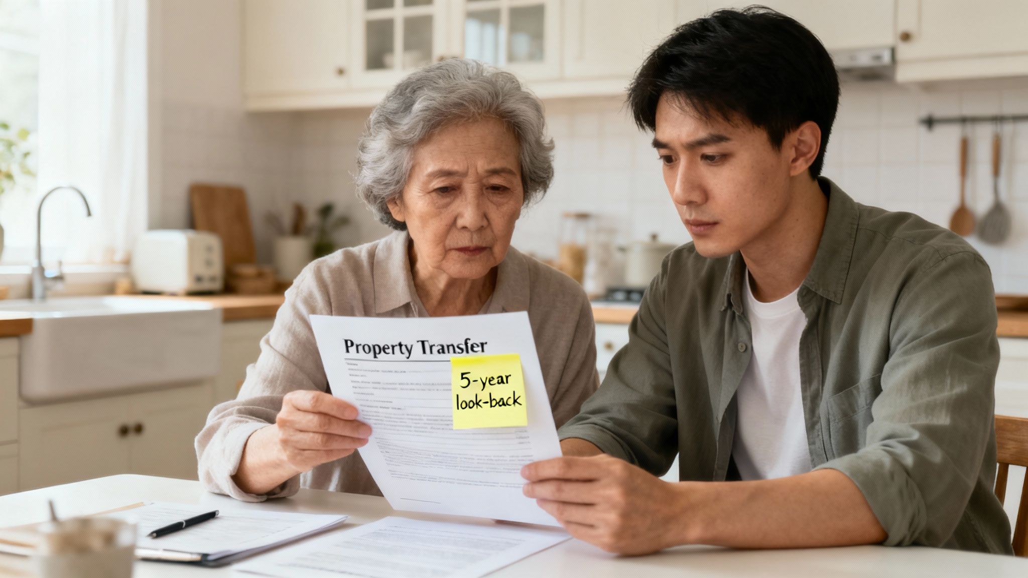 A person looking confused at a crossroads, representing complex legal decisions.