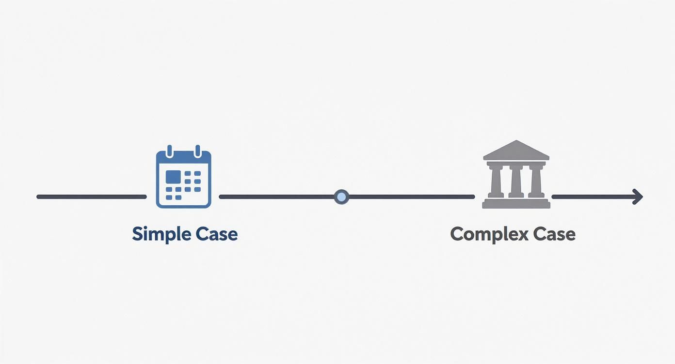 Infographic about how long to settle car accident claim