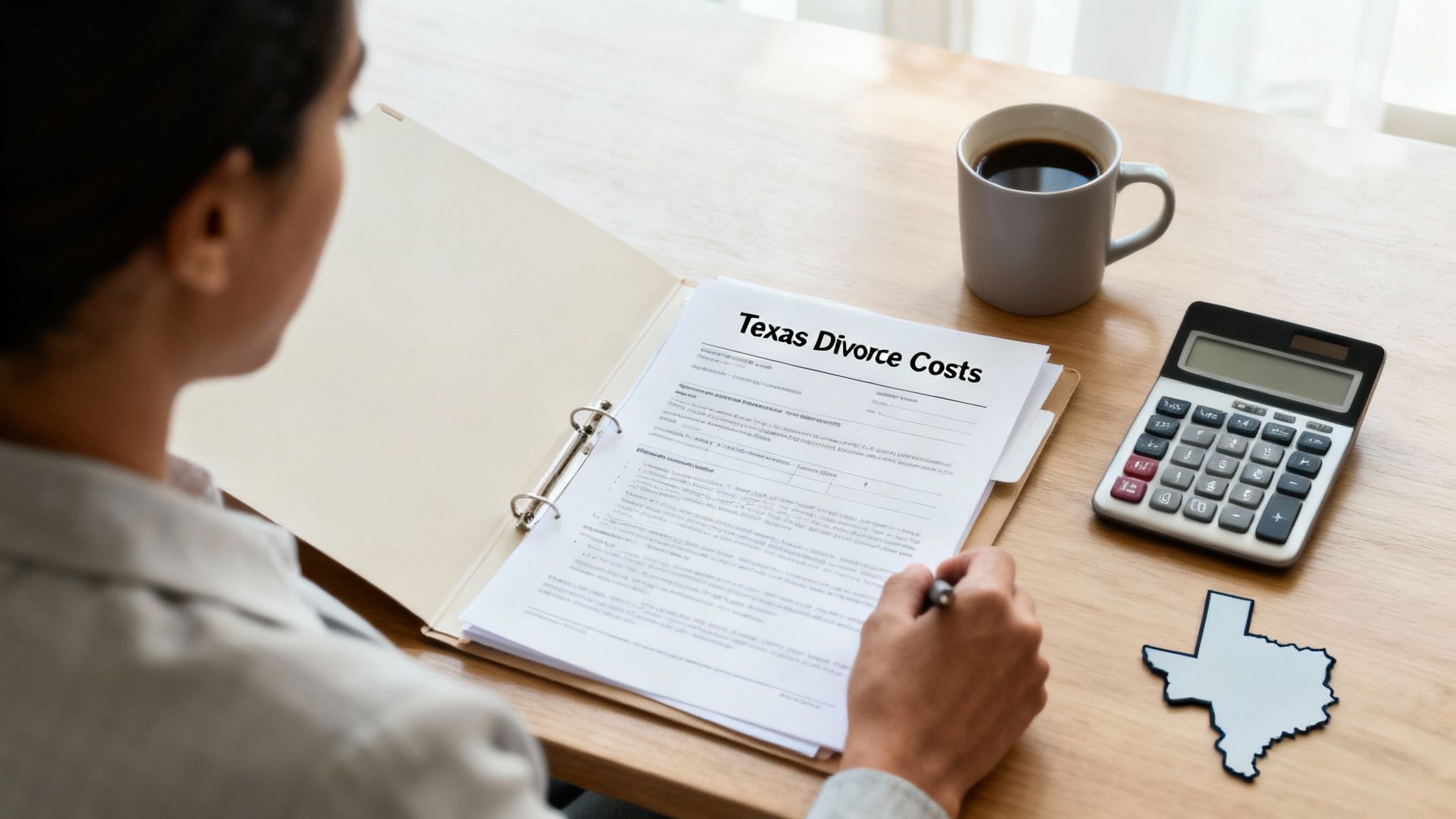 Two distinct paths on a map, one straight and one winding, representing uncontested and contested divorces.