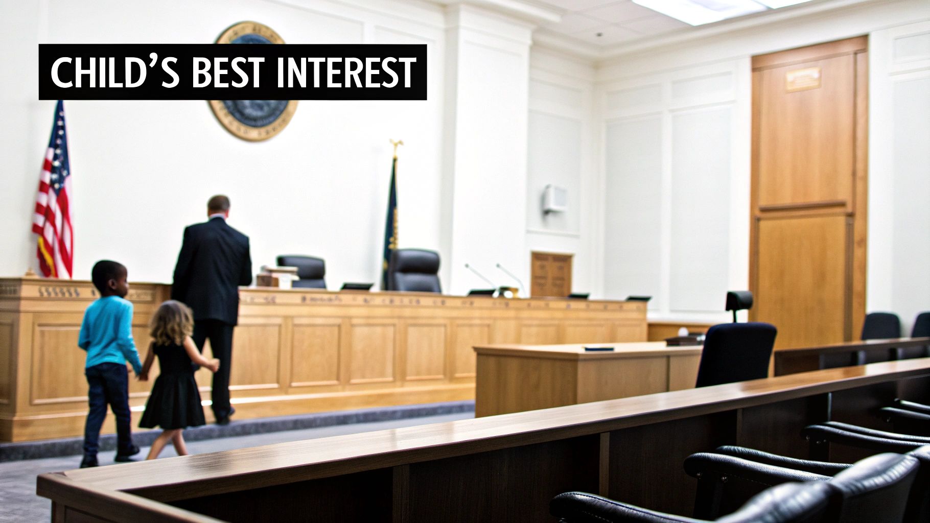 A judge's gavel and sound block on a wooden desk, symbolizing a court's decision.