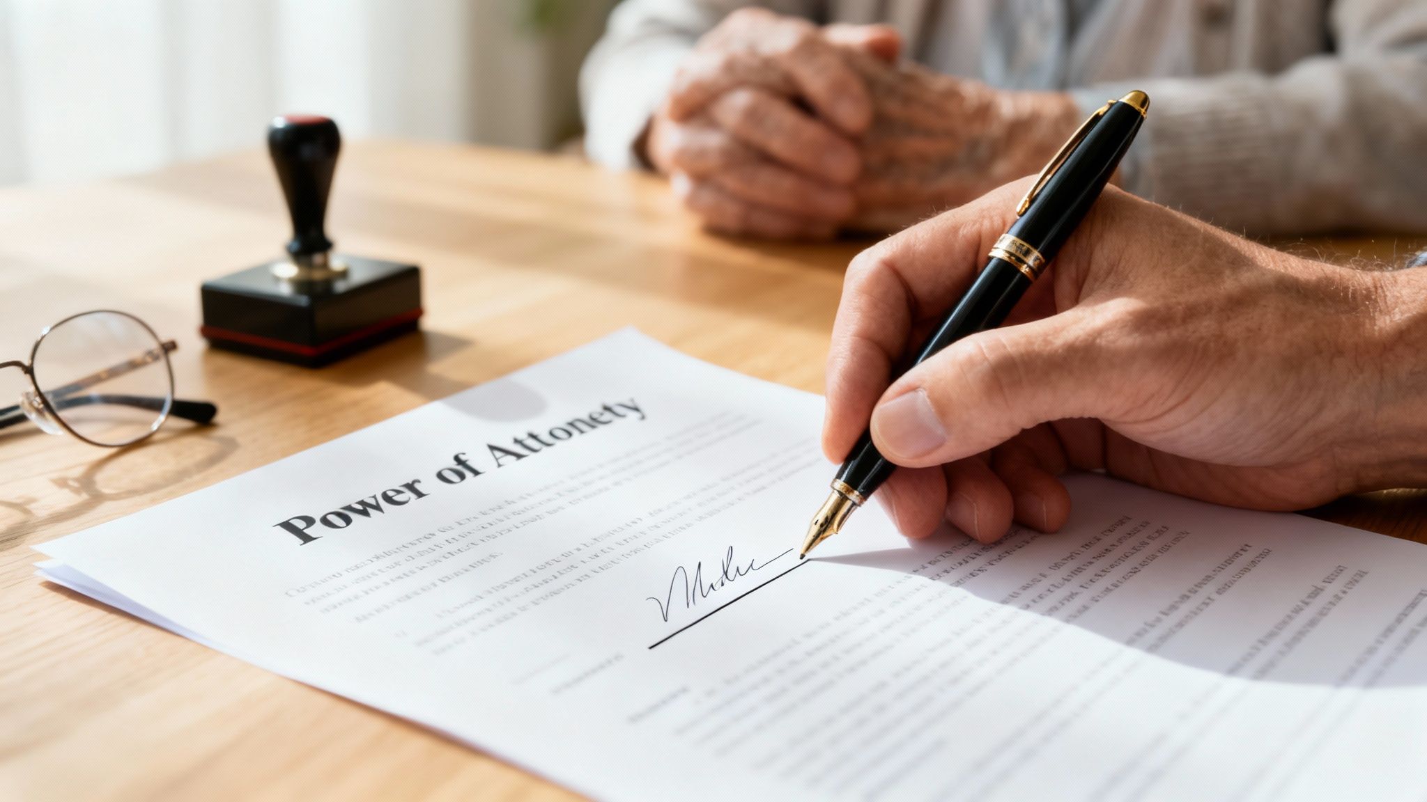 Screenshot from https://en.wikipedia.org/wiki/Power_of_attorney