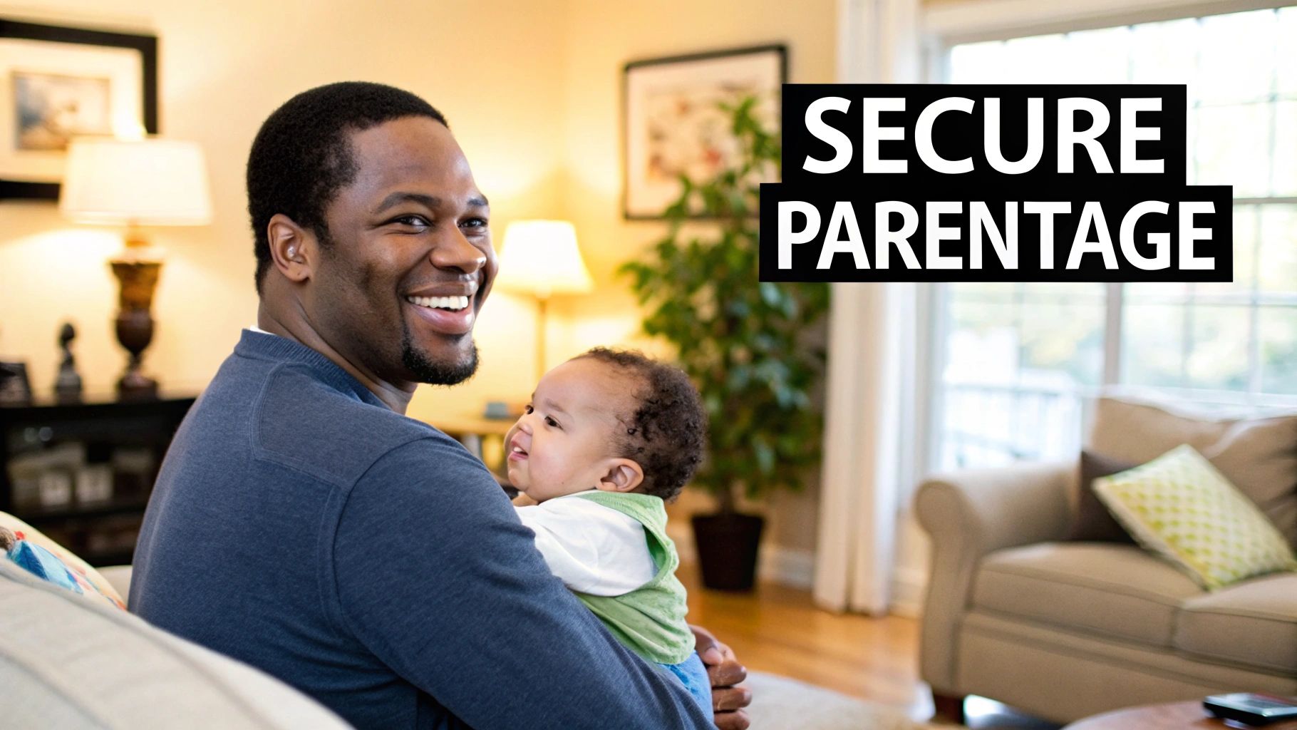 A father holding his young child's hand while walking together.