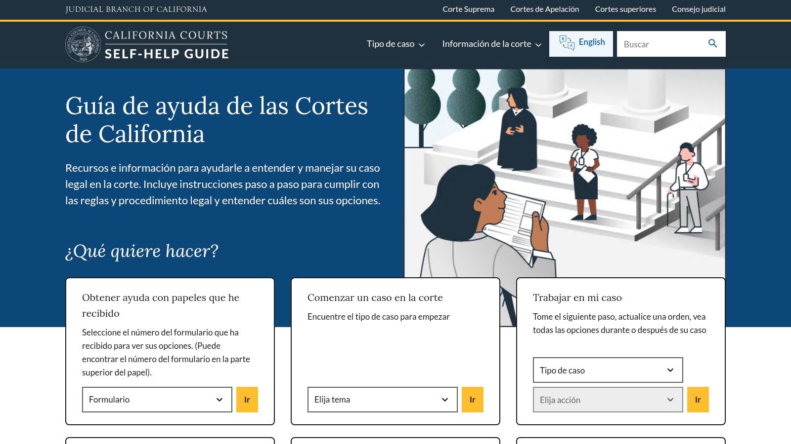 California Courts – Centro de Autoayuda (en español)