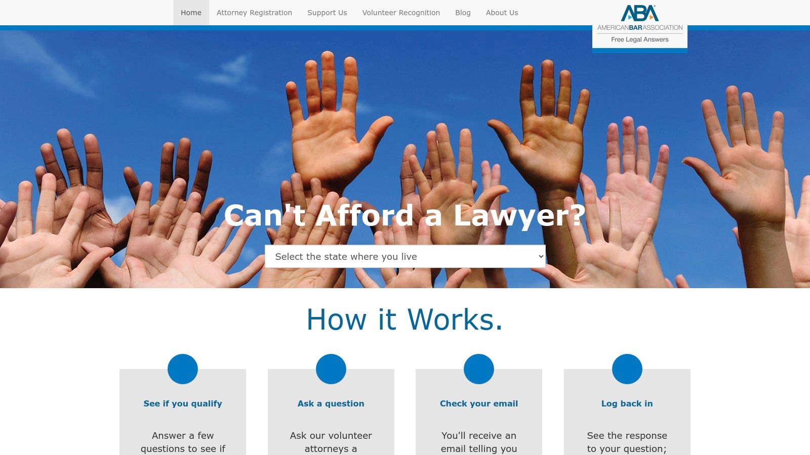 ABA Free Legal Answers