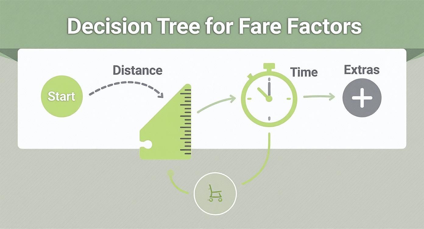 Infographic about taxi to bristol airport cost