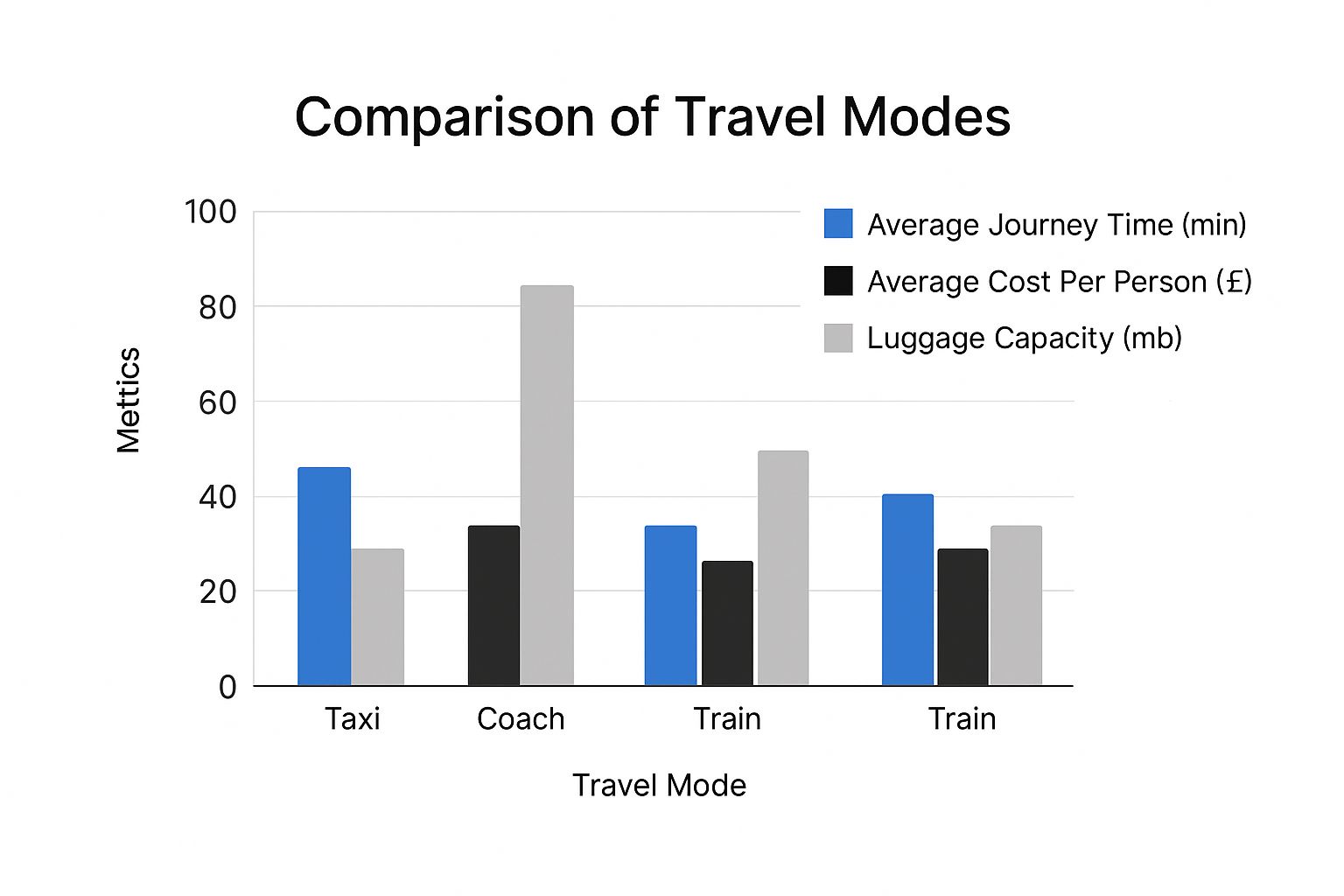 Infographic about taxi to heathrow from southampton