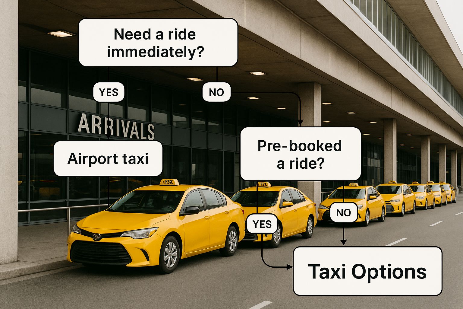Infographic about taxi from stansted airport