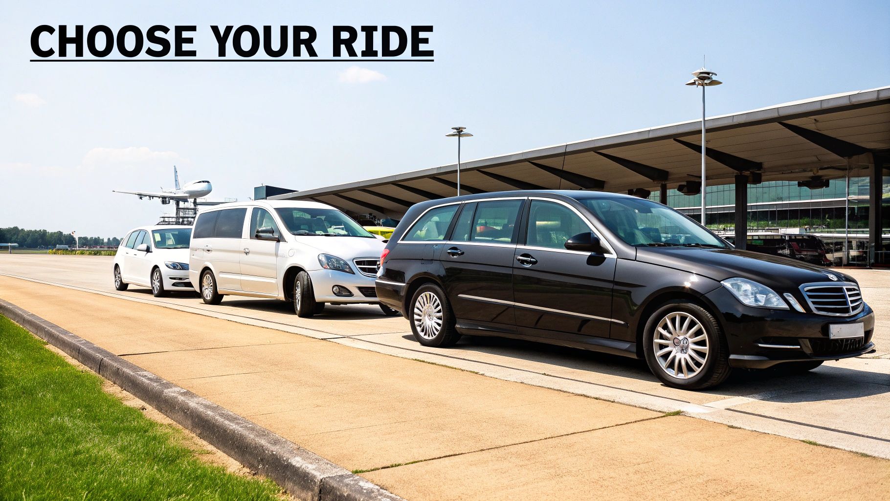 A family unloading suitcases from a spacious MPV taxi.