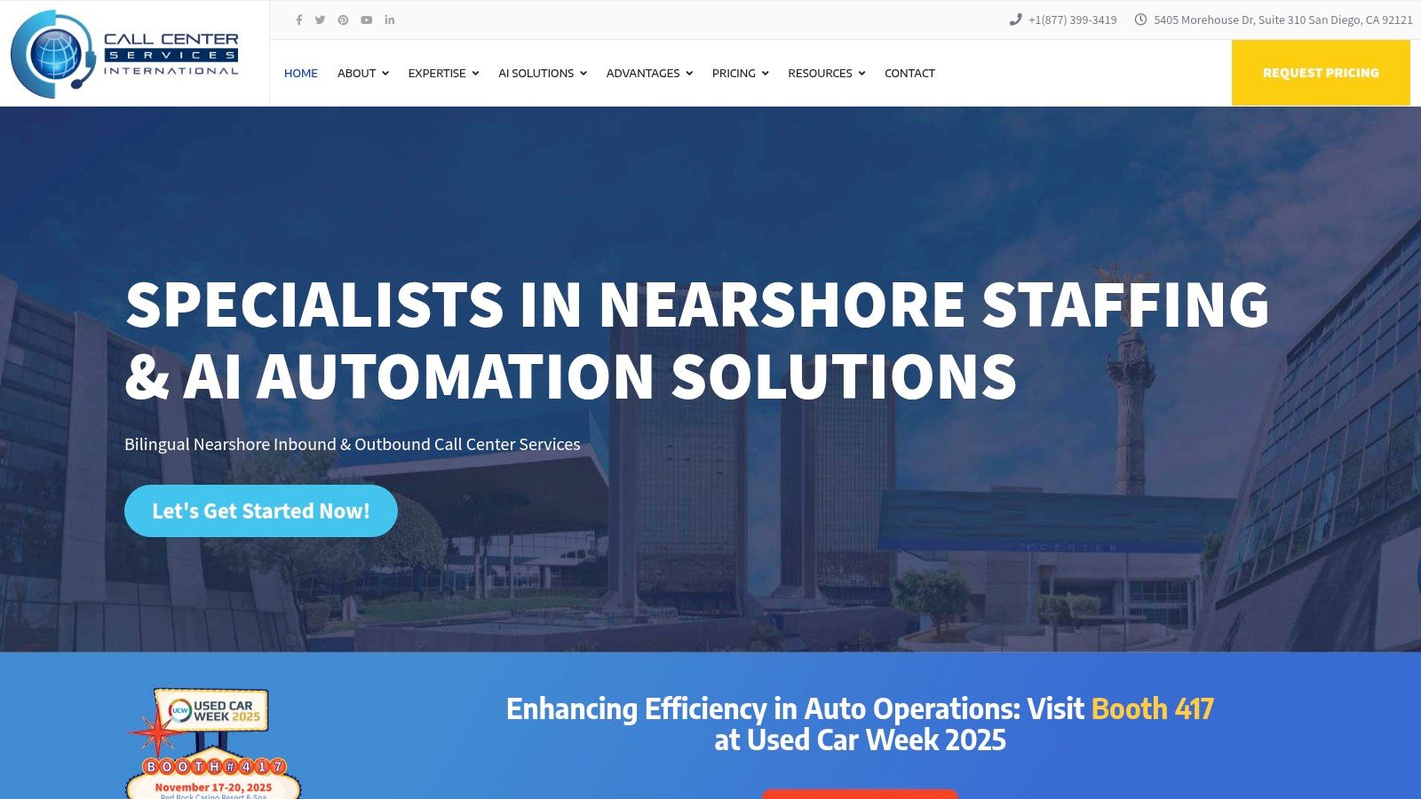 7 Top Rated Mexican Call Centers in 2025: The Complete Nearshore Guide 4 Call Center Services International (CCSI)