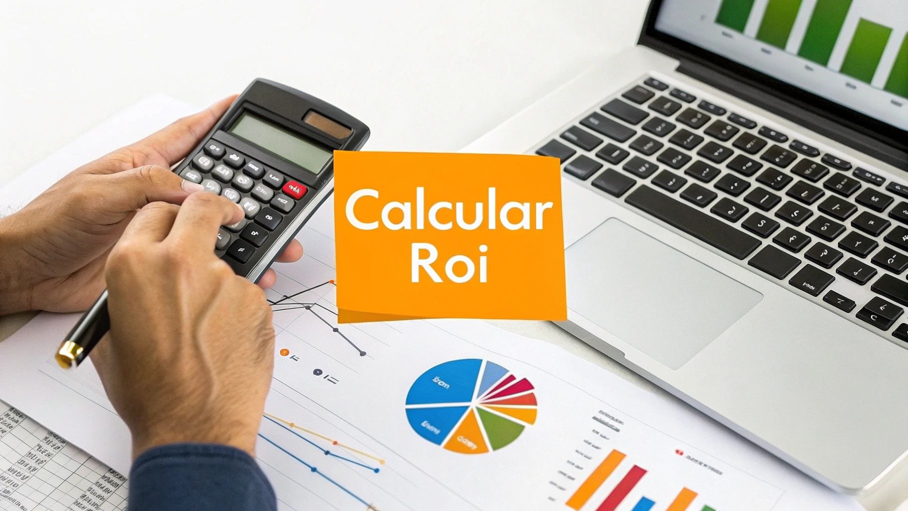 Gráfico mostrando o cálculo de ROI
