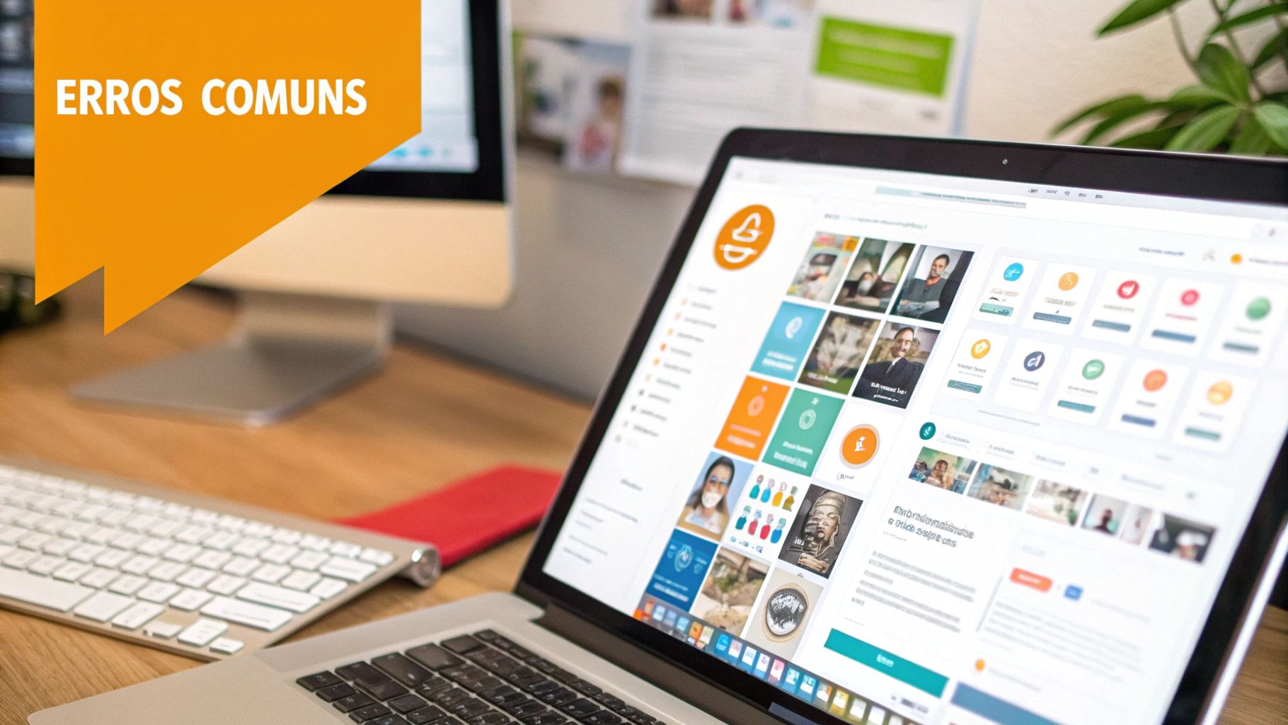 Uma placa de sinalização de perigo com um ponto de exclamação, representando erros comuns a evitar em CTAs.